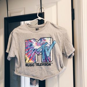 MTV crop tee